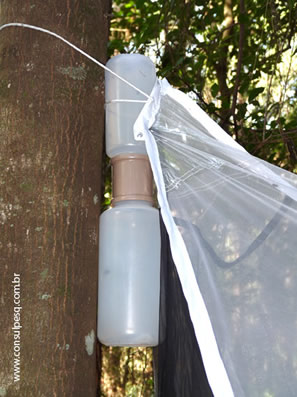 malaise dupla frasco coletor